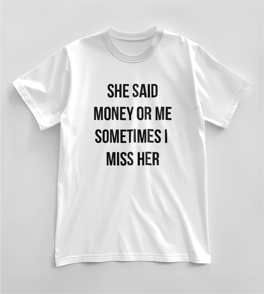 KOSZULKA ME OR MONEY MOŻLIWOŚĆ PERSONALIZACJI