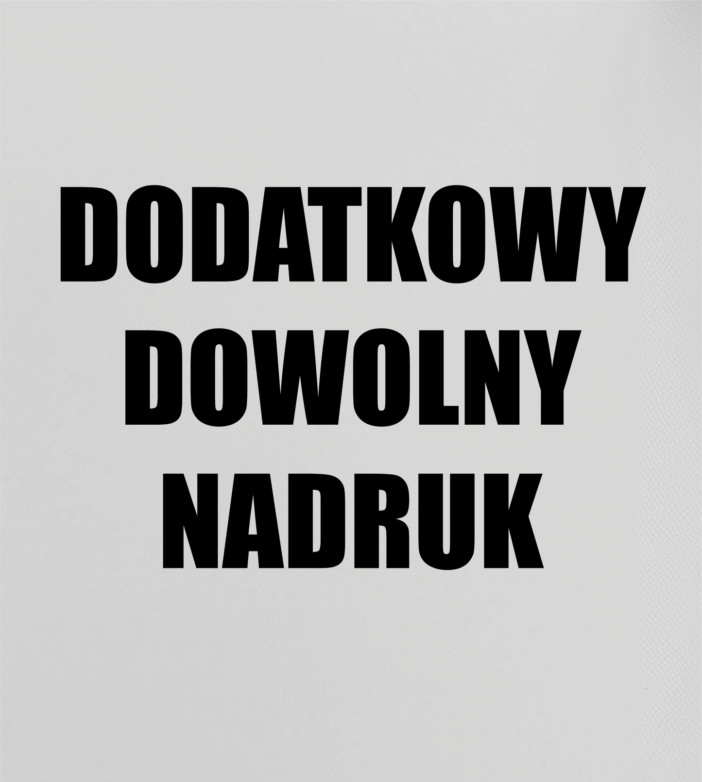DOWOLNY NADRUK DO WIELOŚCI A4