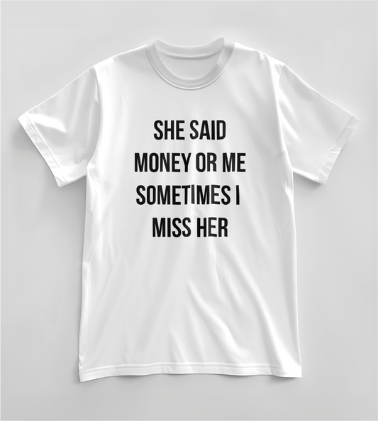 KOSZULKA ME OR MONEY MOŻLIWOŚĆ PERSONALIZACJI