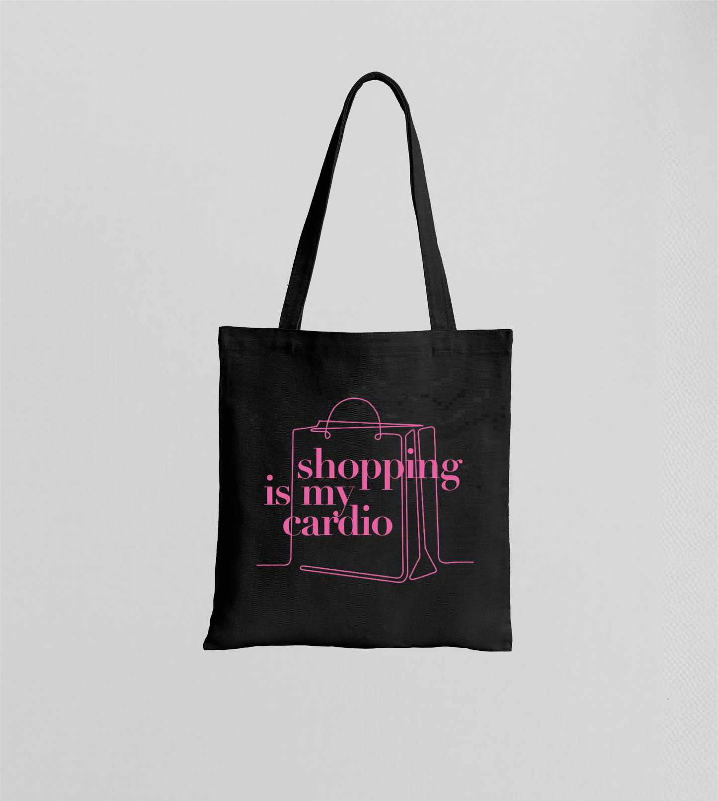 TORBA BAWEŁNIANA SHOPPING IS MY CARDIO